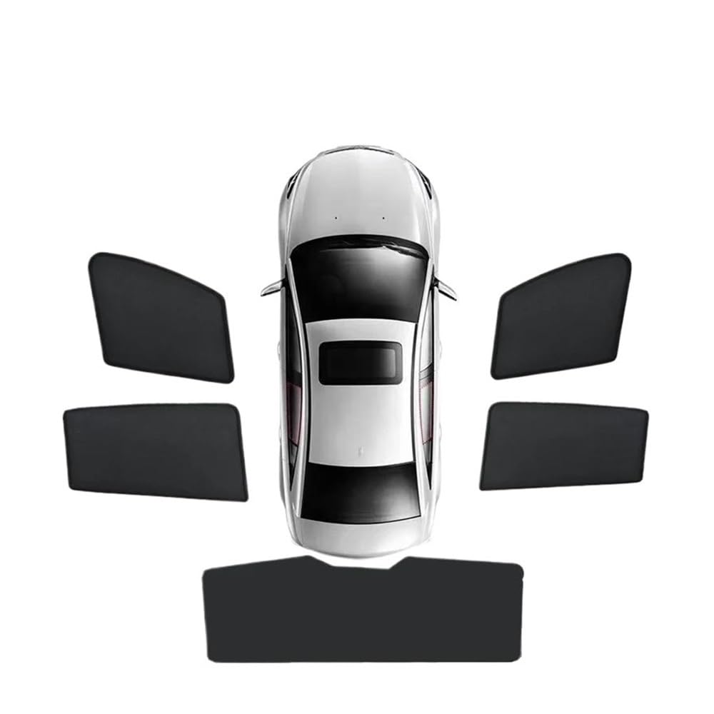 Seitenfenster Sonnenschutzvisier Für Suzuki Für Vitara FT 1999-2005 Magnetische Sonnenschutz Windschutz Fenster Visier Sonnenschutz Vorhang Net Mesh(5PCS Set) von Pibid