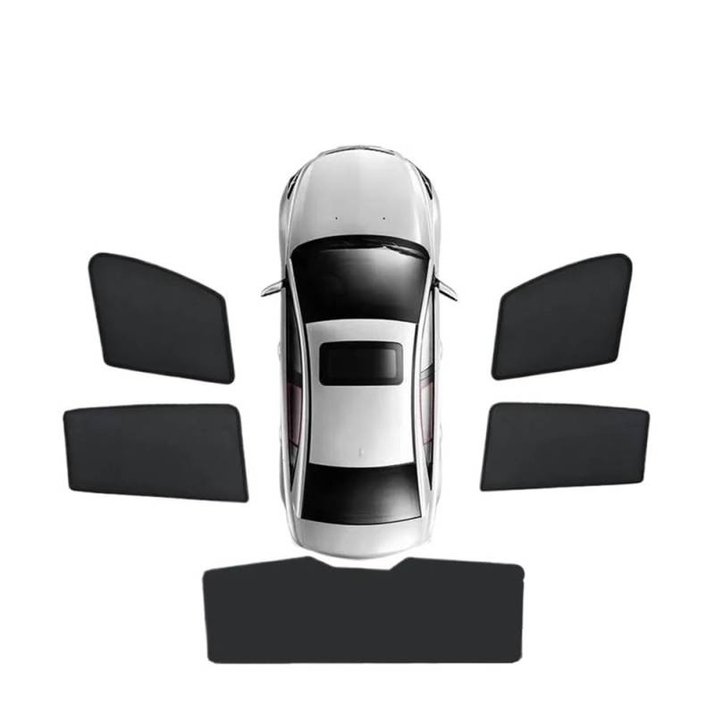 Seitenfenster Sonnenschutzvisier Für Suzuki Für Vitara FT 1999-2005 Magnetische Sonnenschutz Windschutz Fenster Visier Sonnenschutz Vorhang Net Mesh(5PCS Set) von Pibid