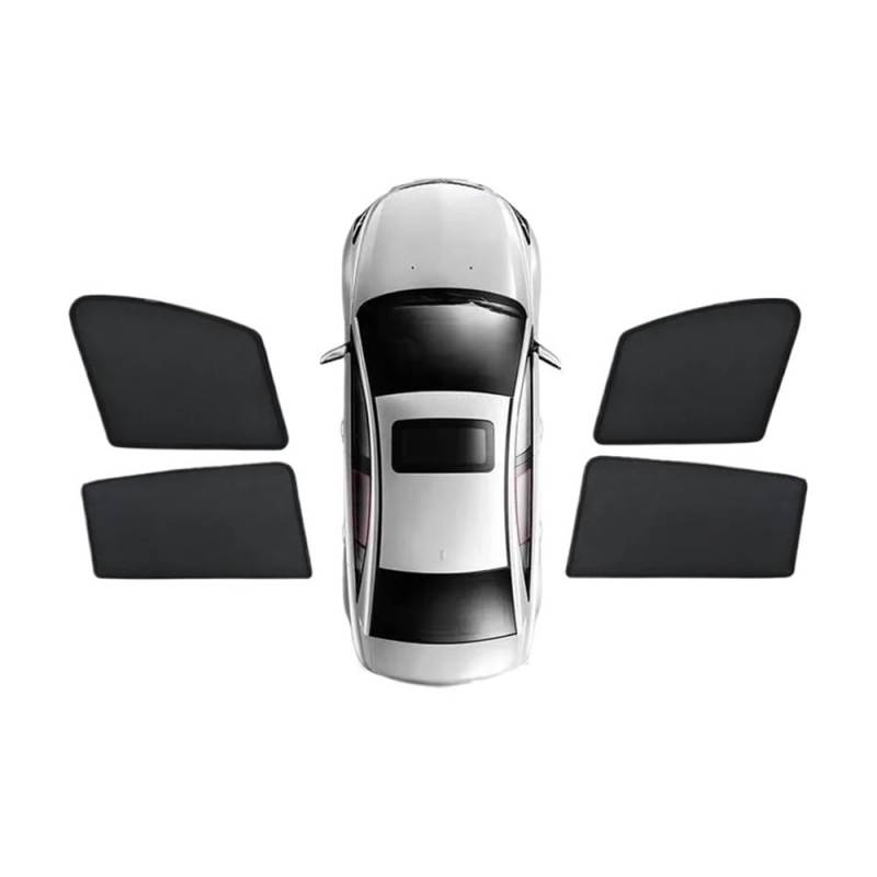 Seitenfenster Sonnenschutzvisier Für X3 Für G01 2018 2019 2020 2021 2022 2023 Magnetische Sonnenschutz Windschutz Visier Sonnenschutz Schutz Privatsphäre Auto Zubehör(4PCS Front Rear) von Pibid