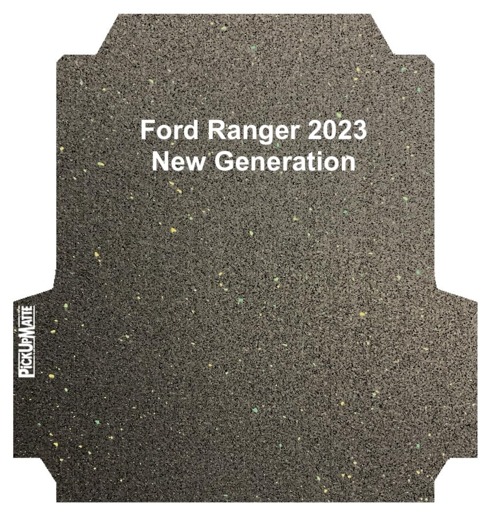 PICKUPMATTE Antirutschmatte Ford Ranger 2023 New Generation Doppelkabine Raptor WILDTRAK DOKA m. original Laderaumwanne ab BJ 01/2023 - Variante Ausbuchtung an der Kabinenrückwand - Form #1 PICKUPMATTE Antirutschmatte Ford Ranger 2023 New Generation Doppelkabine Raptor WILDTRAK DOKA m. original Laderaumwanne ab BJ 01/2023 - Variante Ausbuchtung an der Kabinenrückwand - Form #1 von PIQUP