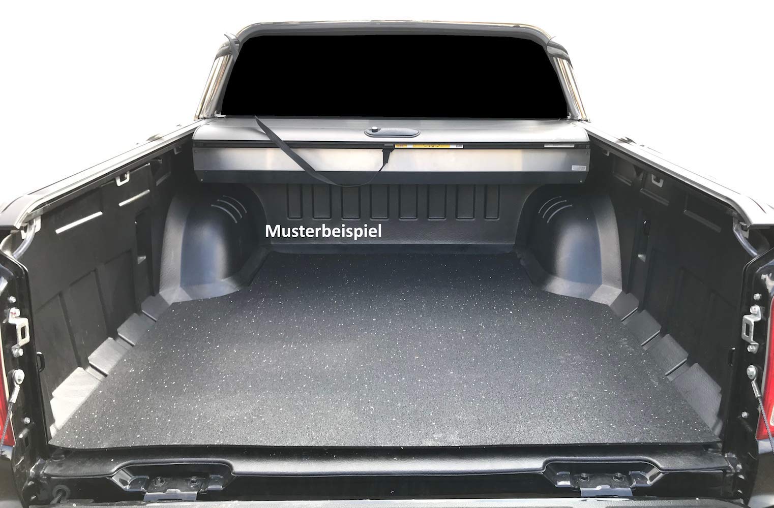 PICKUPMATTE - Antirutschmatte kompatibel mit/geeignet für FIAT Fullback Doppelkabine mit Original-Laderaumwanne von Pickupmatte