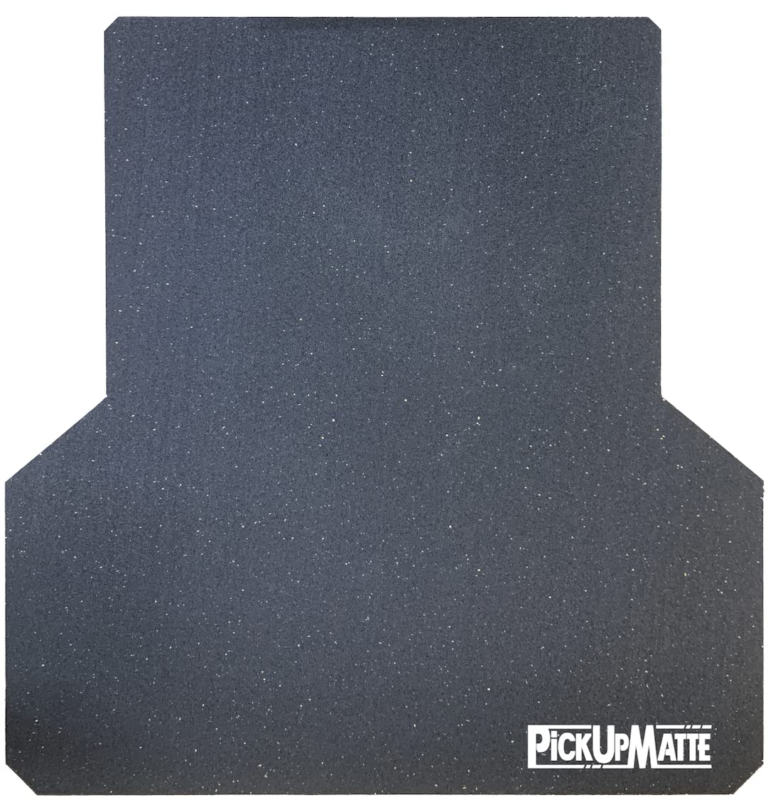 PICKUPMATTE geeignet für Isuzu Dmax D-Max Doppelkabine Doka mit LaderaumWanne Ladefläche Antirutschmatte Pickup, schwarz von Pickupmatte