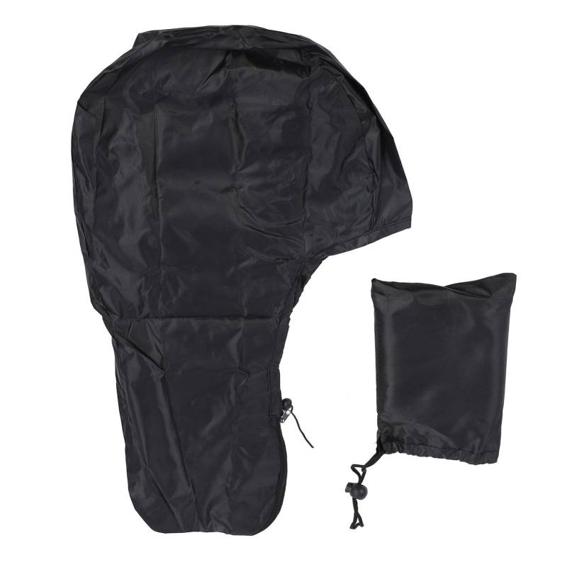 Außenborder Motorabdeckung Full Boat Motor Deckung Wasserfestes Polyester Windschutz Außenborder Motorabdeckung mit Aufbewahrungstasche für Marinemotoren und Boote (0-5 PS) von Pilipane