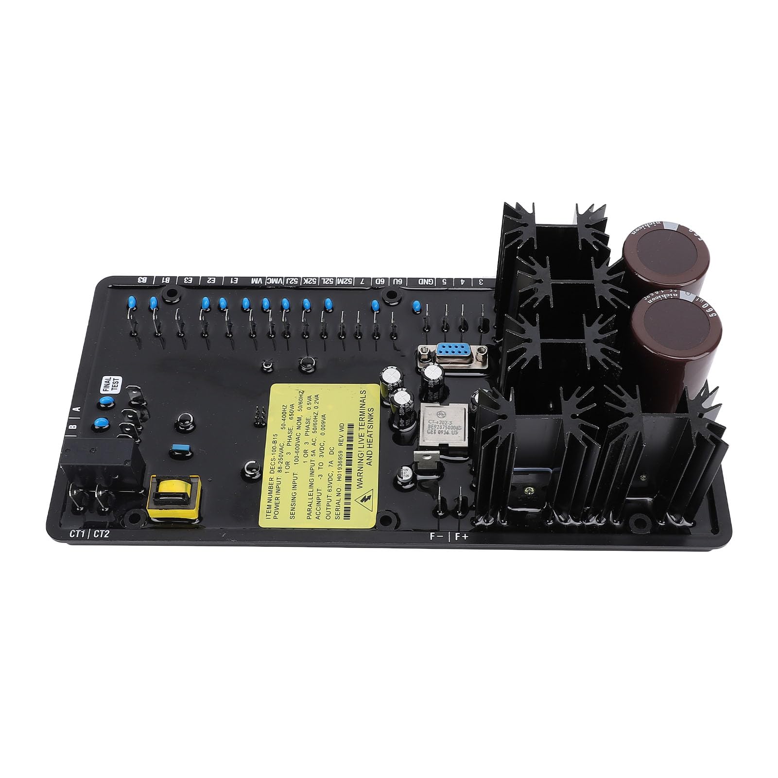 Automatische Spannungsregler AVR DECS100B15 Erweiterte Steuermodi für Basler Electric Generator Plastik Metall 1290g Automatische Spannungsregler AVR DECS100B15 Erweiterte Steuermodi für Basler Electric Generator Plastik Metall 1290g von Pilipane