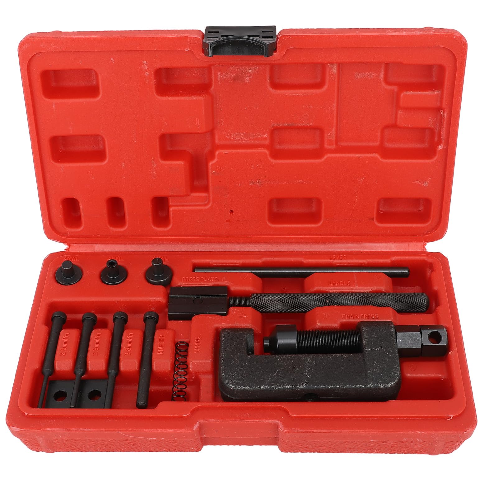 Pilipane Fahrradkettenschneider Werkzeug Kohlenstoffstahl Universal Chain Breaker Remover Reparaturwerkzeug für Motorradfahrradwartung Essentielles Kit Pilipane Fahrradkettenschneider Werkzeug Kohlenstoffstahl Universal Chain Breaker Remover Reparaturwerkzeug für Motorradfahrradwartung Essentielles Kit von Pilipane