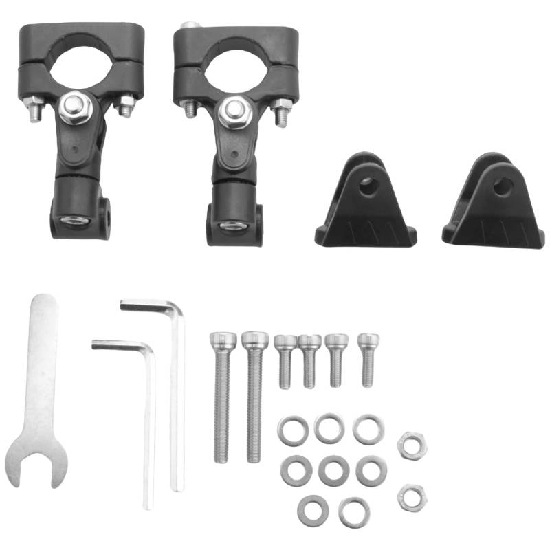 Pimahnry Motorrad Scheinwerfer Halterung für BMW R1200GS, F800GS/F650FS - LED Zusatz Scheinwerfer Halterung in Schwarz von Pimahnry