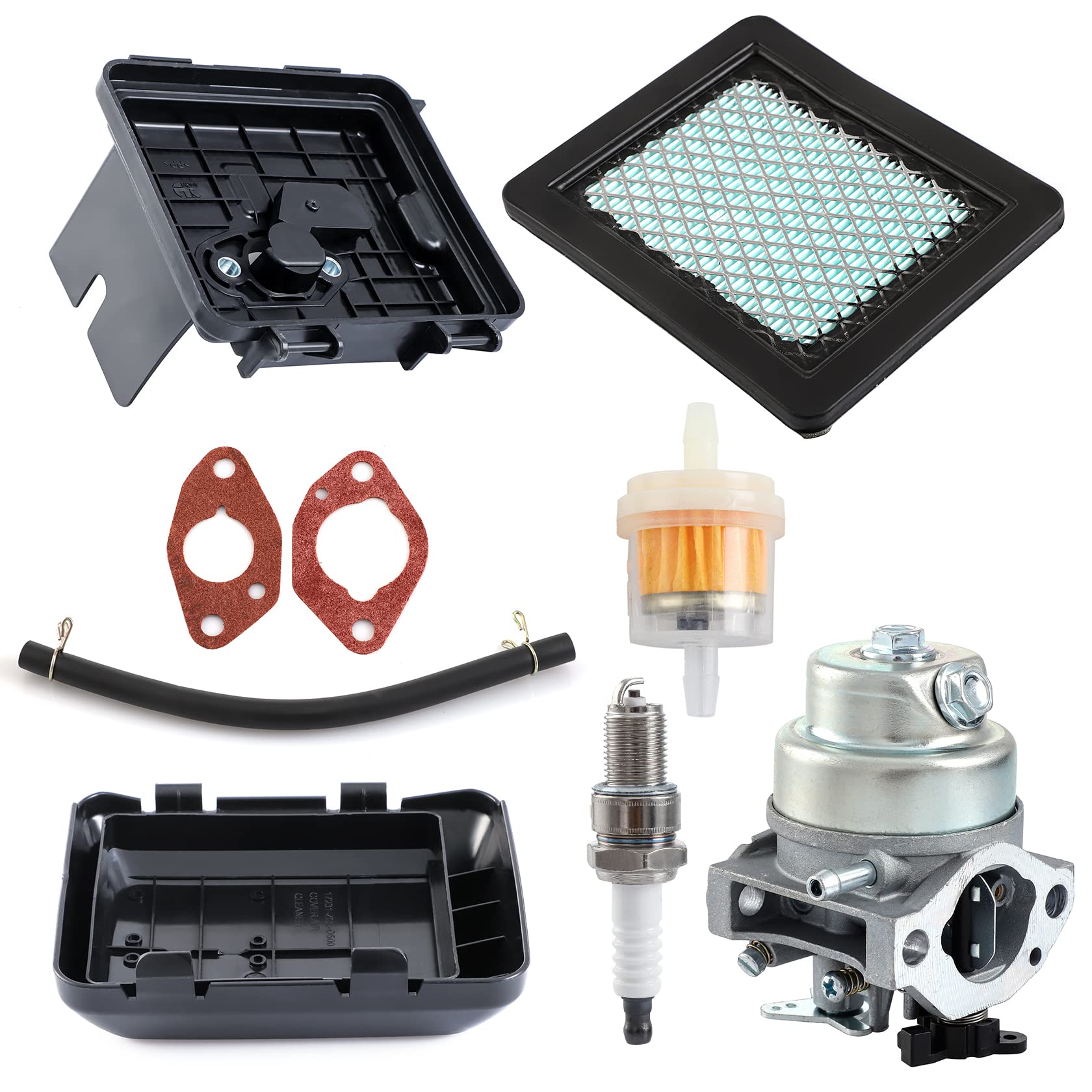 Pindex Vergaser für Honda GCV135 GC160 GCV135 GCV160 GCV190, Vergaser mit Luftfilter Dichtungen,Kraftstofffilter,Zündkerze und Schlauch Pindex Vergaser für Honda GCV135 GC160 GCV135 GCV160 GCV190, Vergaser mit Luftfilter Dichtungen,Kraftstofffilter,Zündkerze und Schlauch von Pindex