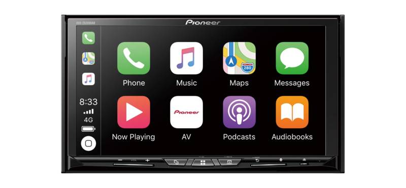 Pioneer AVH-Z9200DAB 2-DIN-Multimedia Player, ausklappbarer 7-Zoll ClearType-Touchscreen, Smartphone-Anbindung, Apple Car Play, Android Auto, USB, Bluetooth, 13-Band-Grafikequalizer von Pioneer