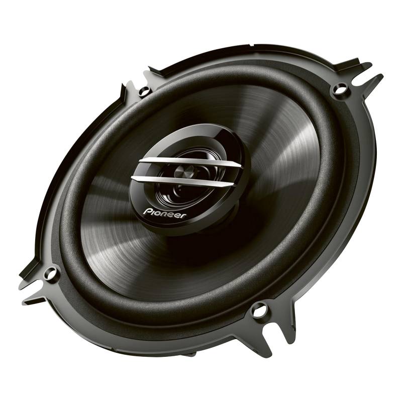 Pioneer TS-G1320F 13 cm 2-Weg-Koaxiallautsprecher Set mit 2 Lautsprechern (je 250 W max., 35 W Sinus), kraftvoller Klang, hoher Wirkungsgrad, 44.3 mm Einbautiefe, 121 mm Einbauausschnitt, mit Gitter von Pioneer