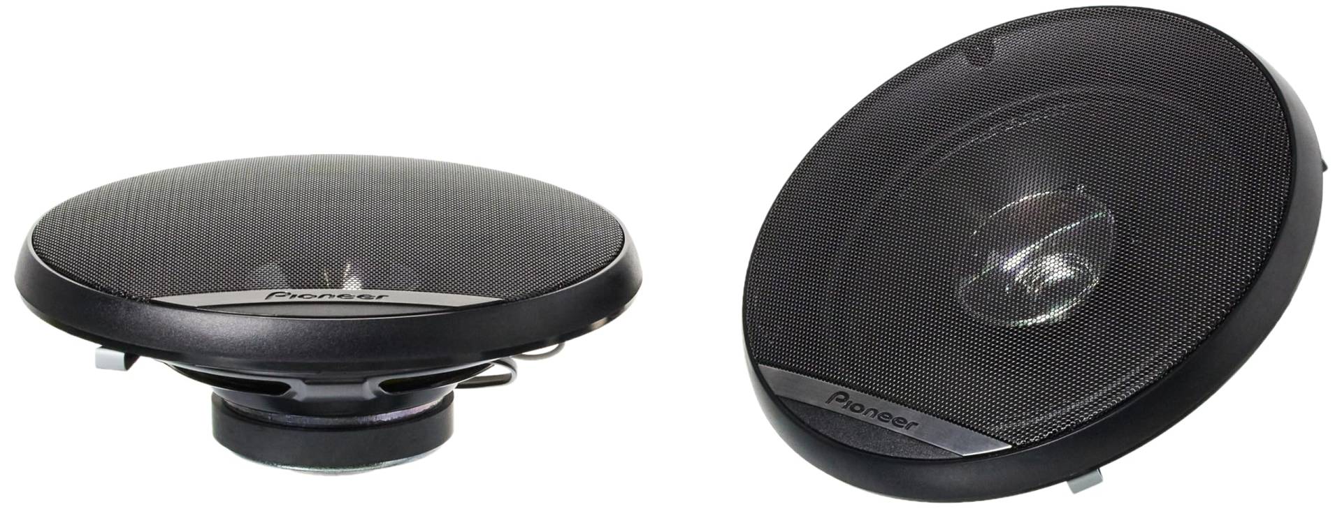 Pioneer TS-G1710F 17 cm Doppelmembranlautsprecher Set mit 2 Lautsprechern (je 280 W max., 40 W Sinus), kraftvoller Klang, hoher Wirkungsgrad, 49.7 mm Einbautiefe, 144 mm Einbauausschnitt, mit Gitter Pioneer TS-G1710F 17 cm Doppelmembranlautsprecher Set mit 2 Lautsprechern (je 280 W max., 40 W Sinus), kraftvoller Klang, hoher Wirkungsgrad, 49.7 mm Einbautiefe, 144 mm Einbauausschnitt, mit Gitter von Pioneer