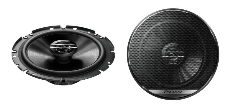 Pioneer TS-G1720F 17 cm 2-Weg-Koaxiallautsprecher Set mit 2 Lautsprechern (je 300 W max., 40 W Sinus), kraftvoller Klang, hoher Wirkungsgrad, 49.7 mm Einbautiefe, 144 mm Einbauausschnitt, mit Gitter von Pioneer