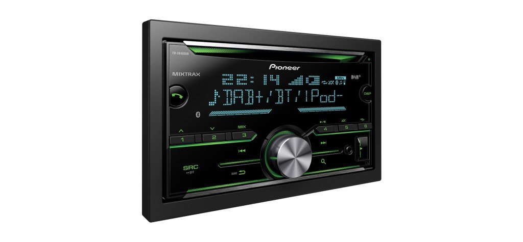 Pioneer FH-X840DAB Doppel-DIN Autoradio Bluetooth-Freisprecheinrichtung, DAB+ Tuner von Pioneer