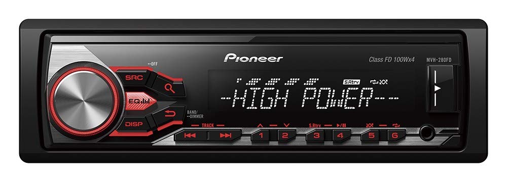 Pioneer MVH-280FD Autoradio, Mehrfarbig von Pioneer