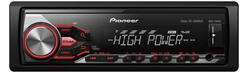 Pioneer MVH-280FD Autoradio, Mehrfarbig von Pioneer