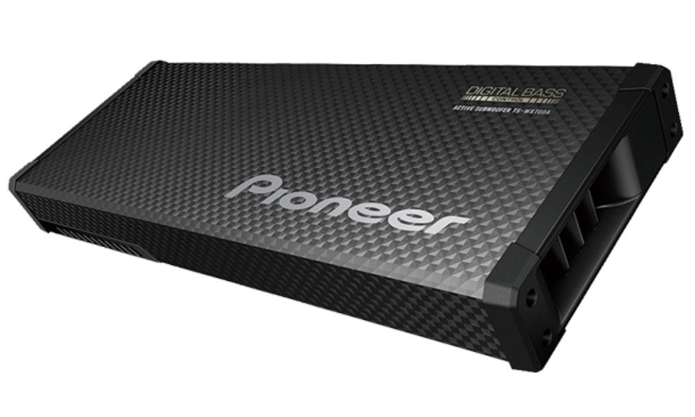 Pioneer TS-WX70DA Class-D Aktivsubwoofer mit digitaler Bassregelung für tiefedynamische Bässe (200 W), 2 frei wählbare Bassmodi, schwarz, 850 x 97 x 323 mm von Pioneer