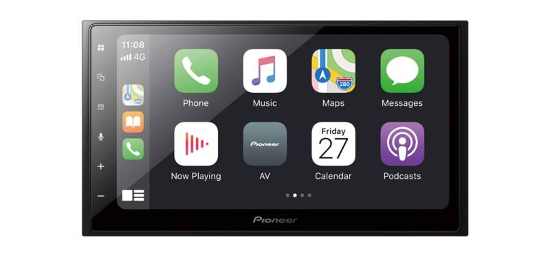 Pioneer SPH-DA250DAB-AN 2-DIN Digitalradio, 6,8“-Touchscreen, Bluetooth, CarPlay Android Auto, USB, inkl Antenne von Pioneer