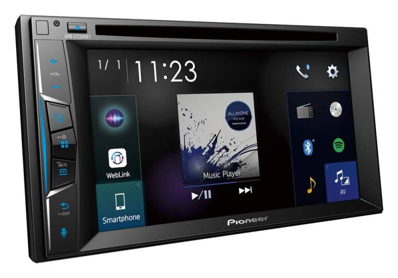 Pioneer 1025873 AVH-Z2200BT 2DIN Media-Receiver , 6,2" Clear-Resistive-Touchpanel , Bluetooth , Apple CarPlay , WebLink , Freisprecheinrichtung , CD, DVD, und USB von Pioneer