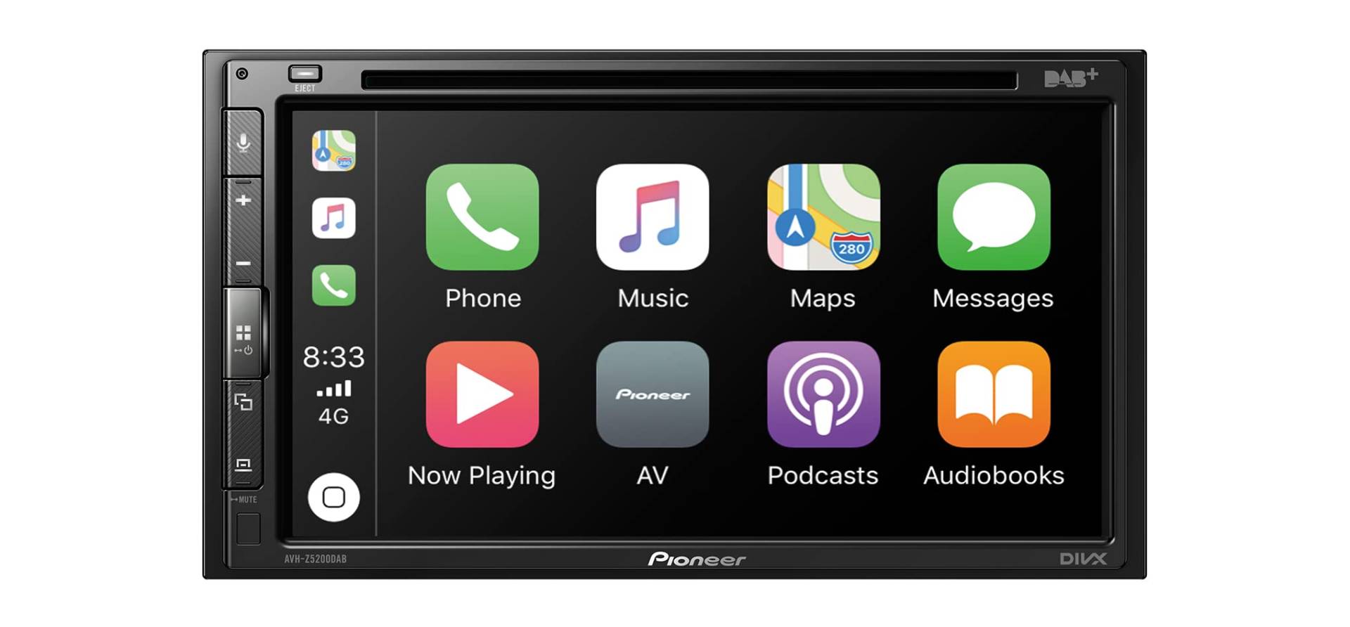 Pioneer AVH-Z5200DAB-AN inkl. DAB-Antenne, 2-DIN-Multimedia Player, 6,8-Zoll ClearType-Touchscreen, USB, Apple CarPlay, Android Auto, DAB/DAB+ Digitalradio, Bluetooth, 13-Band-Grafikequalizer Pioneer AVH-Z5200DAB-AN inkl. DAB-Antenne, 2-DIN-Multimedia Player, 6,8-Zoll ClearType-Touchscreen, USB, Apple CarPlay, Android Auto, DAB/DAB+ Digitalradio, Bluetooth, 13-Band-Grafikequalizer von Pioneer