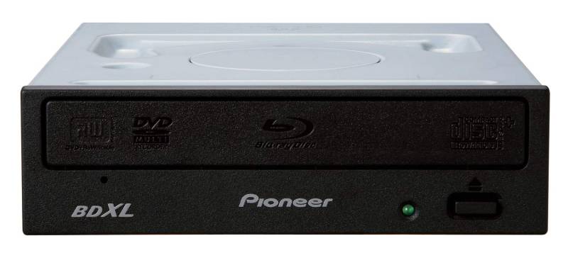 Pioneer BDR-212EBK 16X interne SATA Blu-ray, DVD, CD Brenner mit BDXL und M-Disc Unterstützung (Schwarz) von Pioneer