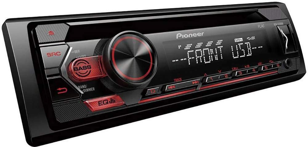 Pioneer DEH-S120UB 1-DIN RDS-Autoradio mit roter Tastenbeleuchtung, Display weiß, Android-Unterstützung, 5-Band-Equalizer, CD, MP3, USB, AUX-Eingang, ARC App Pioneer DEH-S120UB 1-DIN RDS-Autoradio mit roter Tastenbeleuchtung, Display weiß, Android-Unterstützung, 5-Band-Equalizer, CD, MP3, USB, AUX-Eingang, ARC App von Pioneer