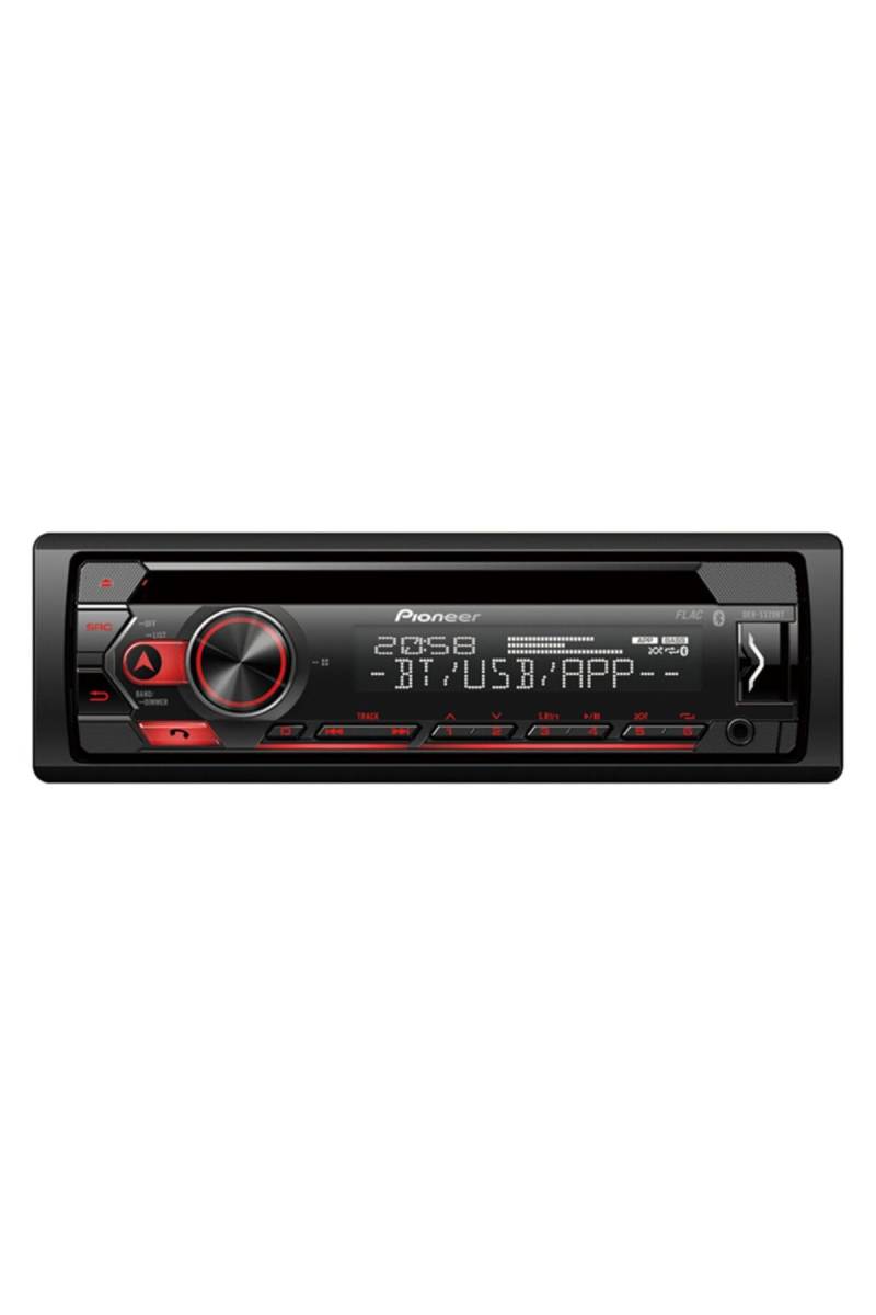 Pioneer DEH-S320BT | 1DIN Autoradio | CD-Tuner mit RDS | Bluetooth | MP3 | USB und AUX-Eingang | Freisprecheinrichtung | Smart Sync App | 13-Band Equalizer von Pioneer