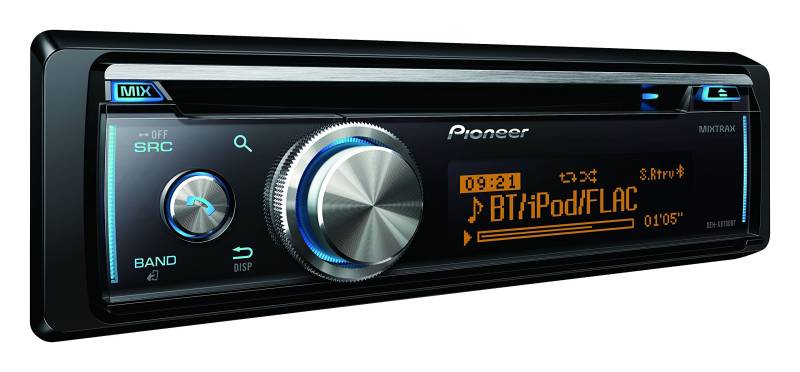 Pioneer DEH-X8700BT 1DIN Autoradio, Bluetooth, MP3, USB und AUX-Eingang, RGB – Beleuchtung , Bluetooth Freisprecheinrichtung, Smart Sync App , 5-Band Equalizer von Pioneer