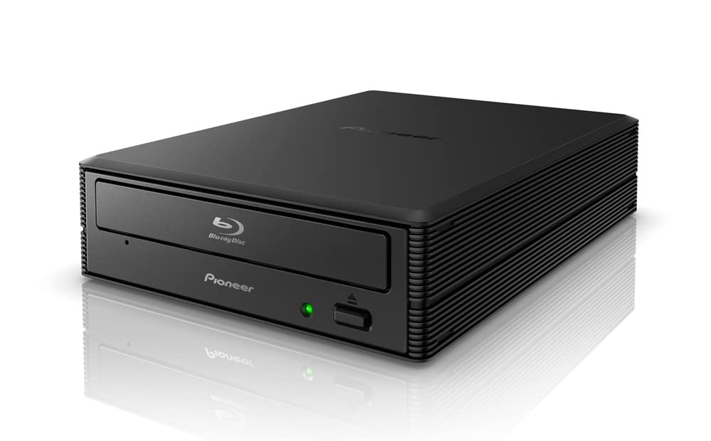 Pioneer External Blu-ray Drive BDR-X12EBK External BD/DVD/CD Writer with High Reliability. Supports BD-R 16x Write Speed and BDXL Format von Pioneer