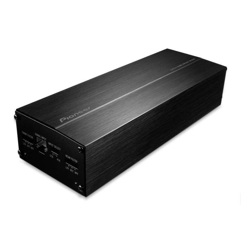 Pioneer GM-D1004 kompakter 4-Kanal-Class-D-Verstärker mit TVC und Eingangssensor (400 W) von Pioneer