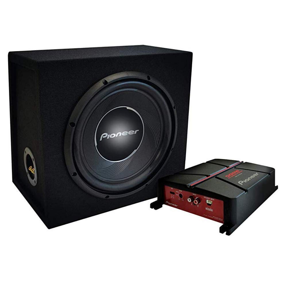 Pioneer GXT-3730B-SET – Paket aus 30-cm-Gehäusesubwoofer und brückbarem 2-Kanal-Verstärker inkl. Kabelset, 1400 W Maximalleistung, 30 cm, IMPP Membran, schwarz Pioneer GXT-3730B-SET – Paket aus 30-cm-Gehäusesubwoofer und brückbarem 2-Kanal-Verstärker inkl. Kabelset, 1400 W Maximalleistung, 30 cm, IMPP Membran, schwarz von Pioneer