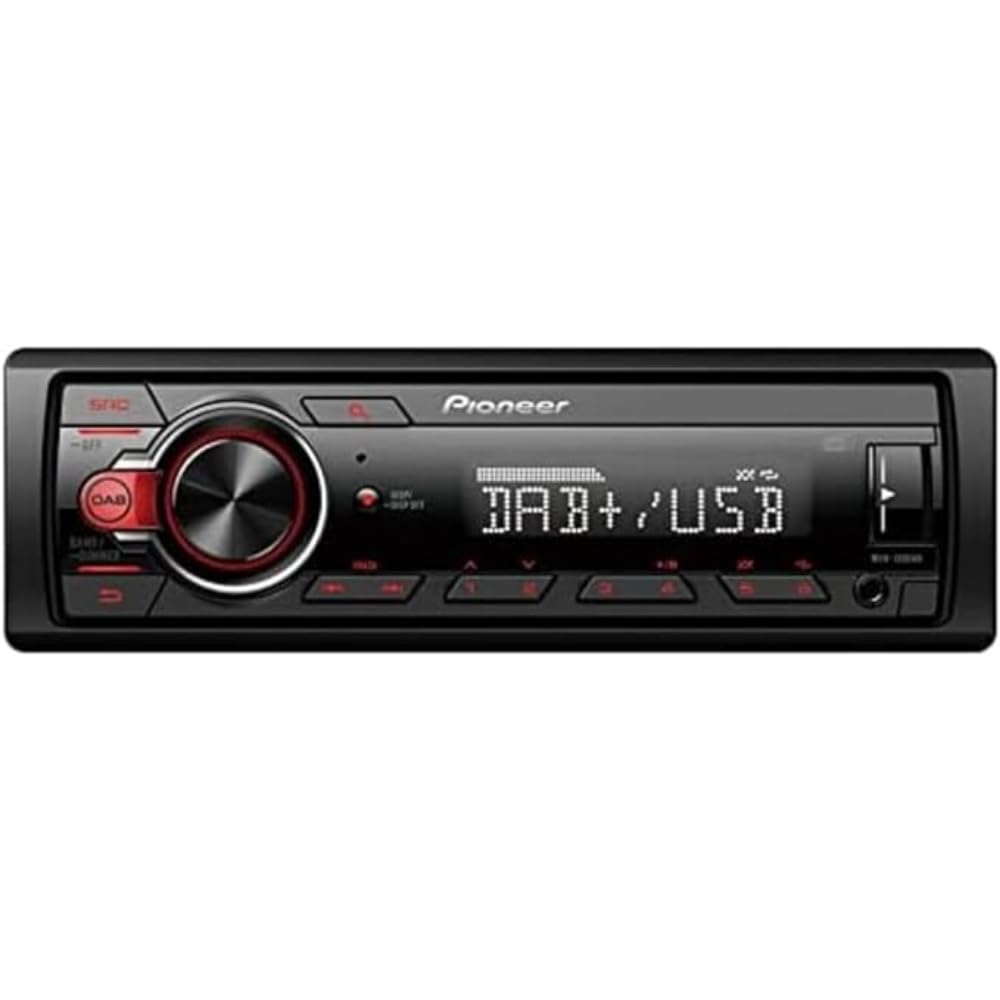 Pioneer MVH-130DAB, 1-DIN-Autoradio mit RDS und DAB+, USB, AUX-Eingang, geringe Einbautiefe Pioneer MVH-130DAB, 1-DIN-Autoradio mit RDS und DAB+, USB, AUX-Eingang, geringe Einbautiefe von Pioneer