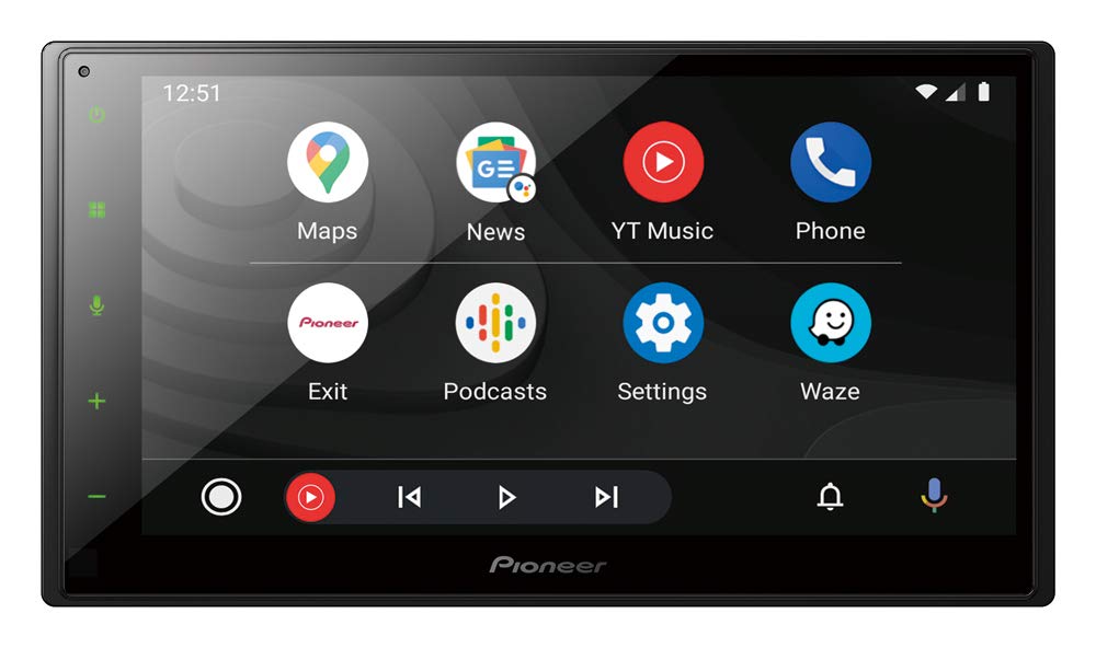 Pioneer SPH-DA160DAB-AN, 6,8" 2-DIN-Mediareceiver mit Apple CarPlay, Android Auto, DAB+ und Bluetooth, inklusive DAB-Antenne von Pioneer