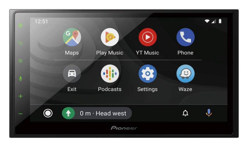 Pioneer SPH-DA250DAB-CAM, 6,8" 2-DIN-Mediareceiver mit Apple CarPlay, Android Auto, DAB+ und Bluetooth, inklusive Dash Kamera von Pioneer
