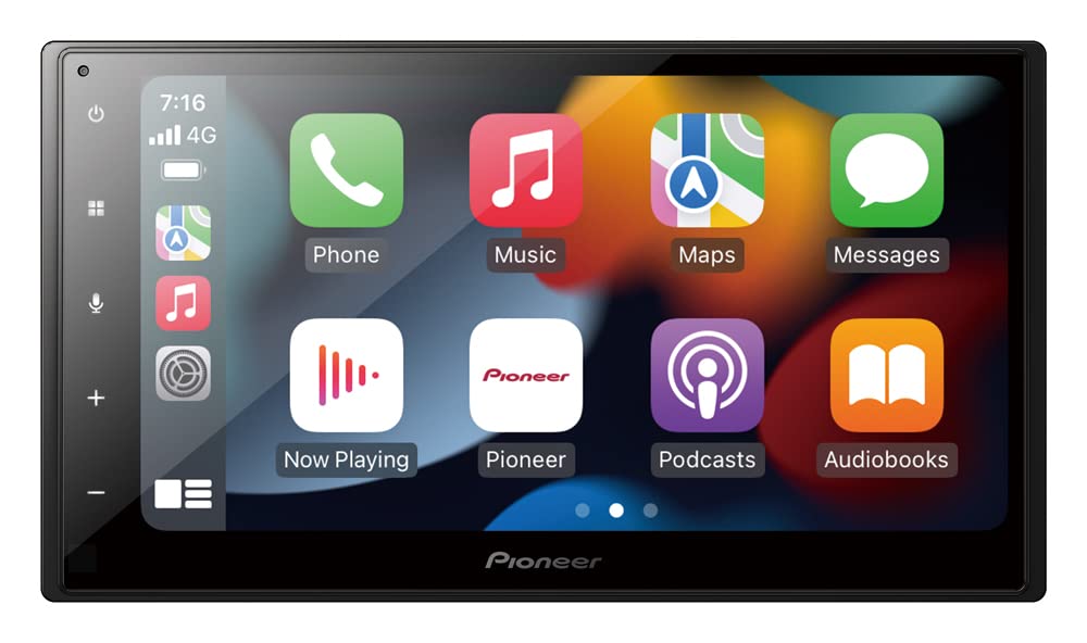 Pioneer SPH-DA360DAB-F, 2-DIN-Media Receiver, kapazitives 6,8" Touchpanel, mit Wi-Fi, Apple CarPlay, Android Auto und DAB+, inklusive Displayschutzfolie von Pioneer