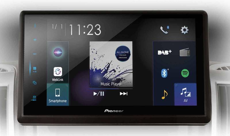 Pioneer SPH-EVO82DAB-DUC Mediacenter für FIAT Ducato X250 – X290 – Pioneer SPH-EVO82DAB Mediacenter – 8-Zoll Touchscreen, 1,5A Quick-Charging USB, Apple CarPlay, Android Auto, DAB/DAB+, Bluetooth von Pioneer