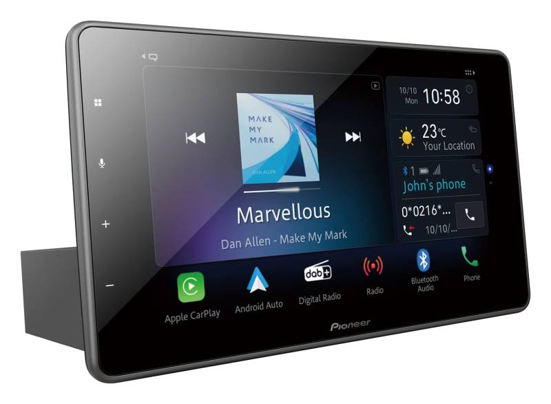 Pioneer SPH-EVO950DAB-UNI2– 2DIN universal Media Receiver, Bluetooth, kapazitives 9" Touchpanel, mit Wi-Fi, Apple CarPlay, Android Auto und DAB+ von Pioneer