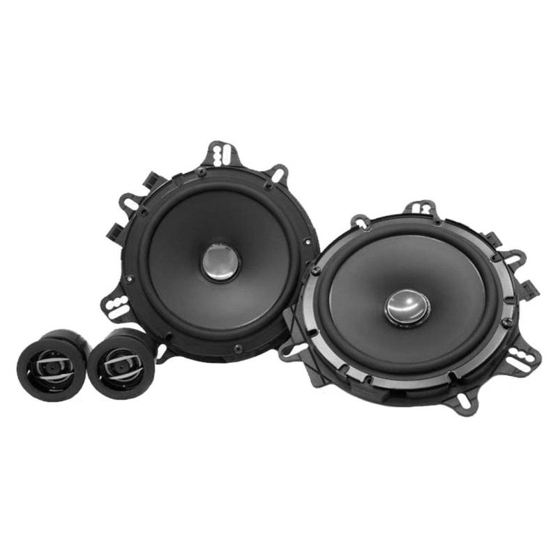 Pioneer TS-A1600C 16,5 cm 2-Weg-Komponenten-Lautsprecher Set mit 2 Lautsprechern (je 350 W max., 80 W Sinus), kraftvoller Klang, hoher Wirkungsgrad, 59 mm Einbautiefe, 144 mm Einbauausschn. mit Gitter von Pioneer