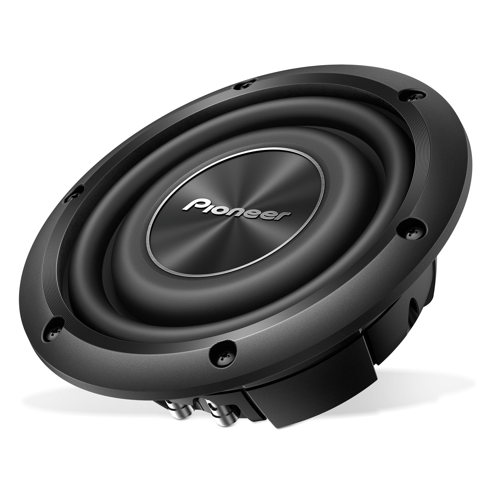 Pioneer TS-A2000LD2 Passiv Subwoofer, leistungsstarker Subwoofer mit 700 W Maximalleistung, 20 cm, 67 mm Einbautiefe, IMPP Membran, Kontinuierliche Ausgangsleistung 250 W, schwarz von Pioneer