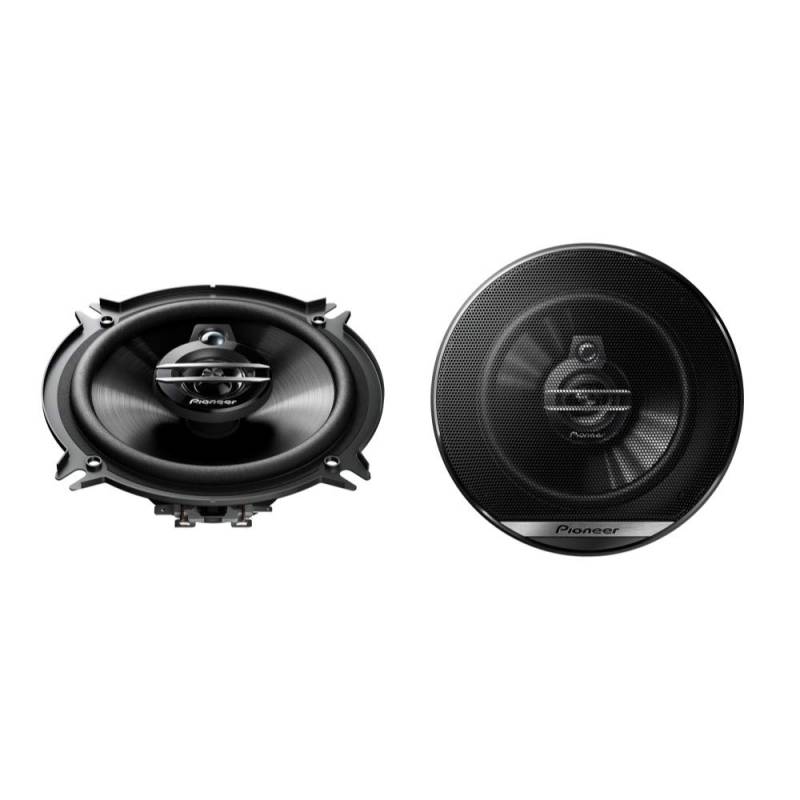 Pioneer TS-G1330F 3-Weg-Koaxiallautsprecher für Autos (250 W), 13 cm, kraftvoller Klang, IMPP-Membran für optimalen Bass, 35 W Eingangsnennleistung, 44 mm Einbautiefe, schwarz, 2 Lautsprecher von Pioneer