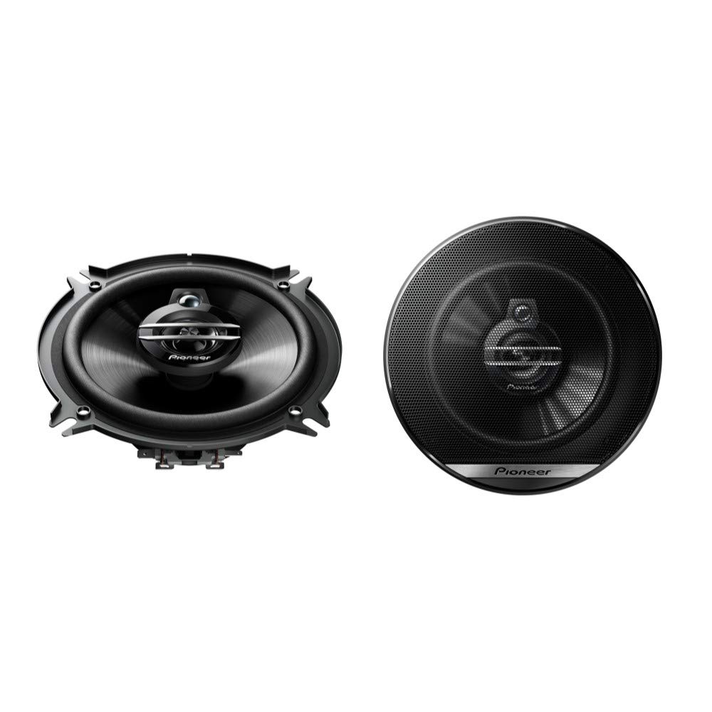 Pioneer TS-G1330F 3-Weg-Koaxiallautsprecher für Autos (250 W), 13 cm, kraftvoller Klang, IMPP-Membran für optimalen Bass, 35 W Eingangsnennleistung, 44 mm Einbautiefe, schwarz, 2 Lautsprecher von Pioneer