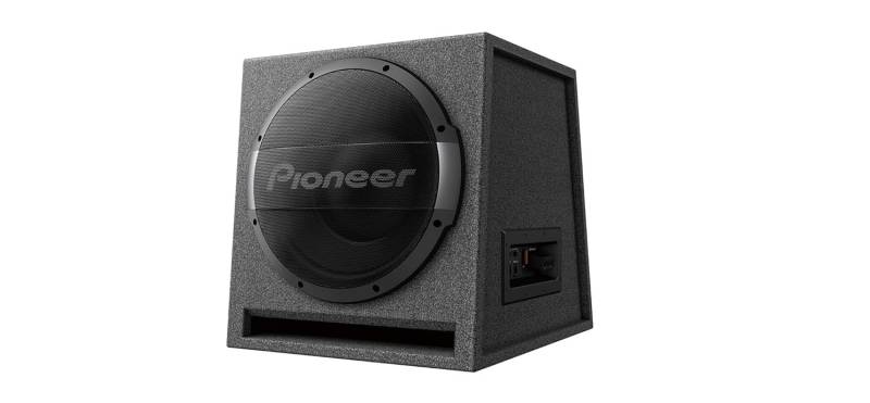 Pioneer TS-WX1210AH Aktivsubwoofer, leistungsstarker Gehäuse Subwoofer mit 1500 W Maximalleistung, 30 cm Subwoofer in MDF Gehäuse, IMPP Membran, schwarz von Pioneer