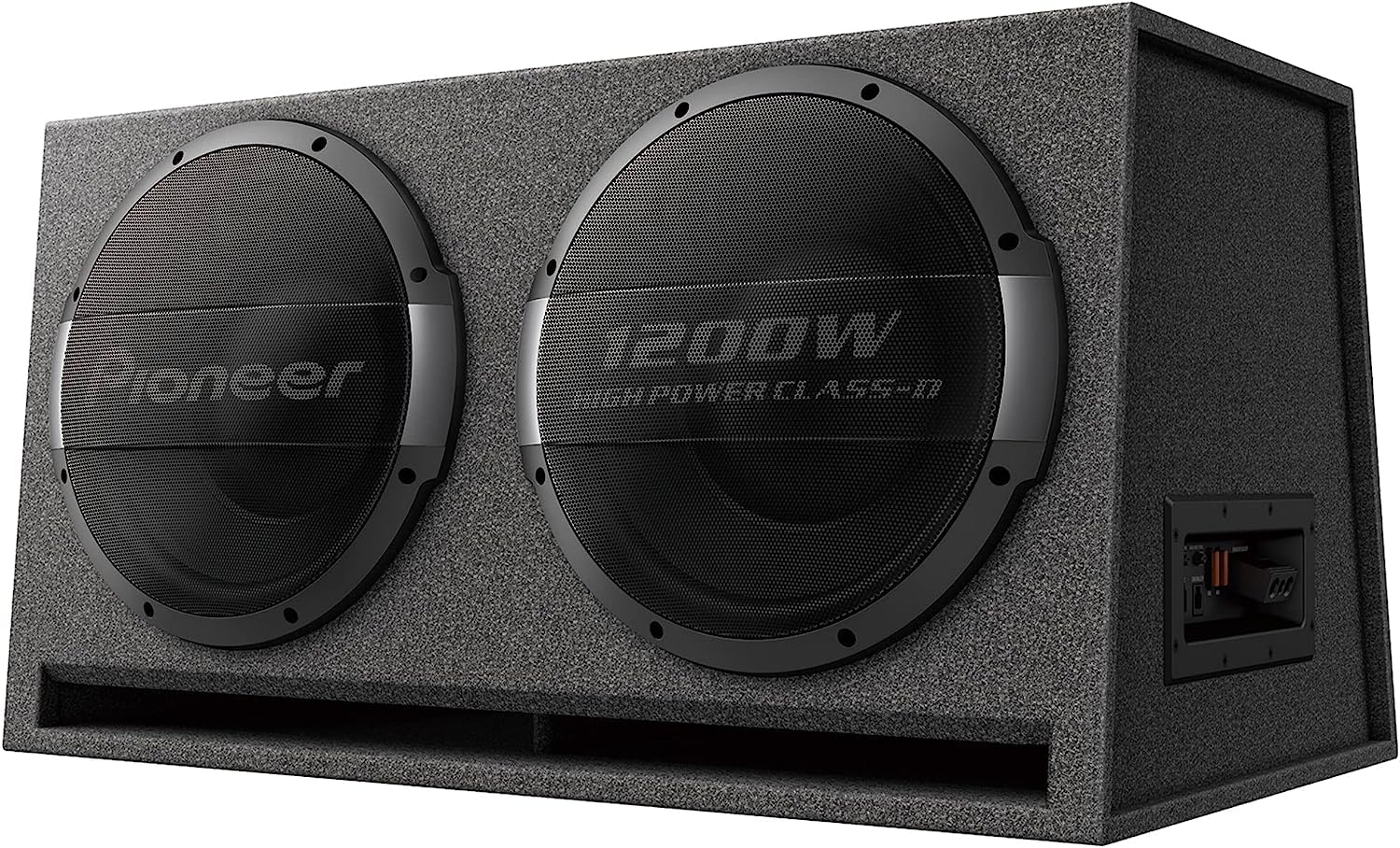 Pioneer TS-WX1220AH Aktivsubwoofer, leistungsstarker Gehäuse Subwoofer mit 3000 W Maximalleistung, 2 x 30 cm Subwoofer in MDF Gehäuse, IMPP Membran, schwarz Pioneer TS-WX1220AH Aktivsubwoofer, leistungsstarker Gehäuse Subwoofer mit 3000 W Maximalleistung, 2 x 30 cm Subwoofer in MDF Gehäuse, IMPP Membran, schwarz von Pioneer Electronics