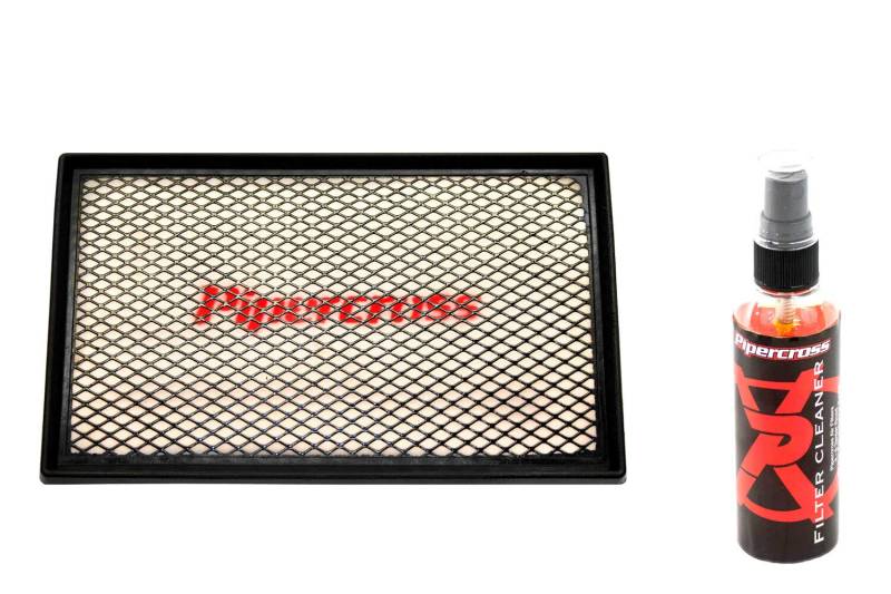 Pipercross Luftfilter+Reiniger kompatibel mit BMW 3er E46 325i 192 PS 08/00-02/07 von Pipercross