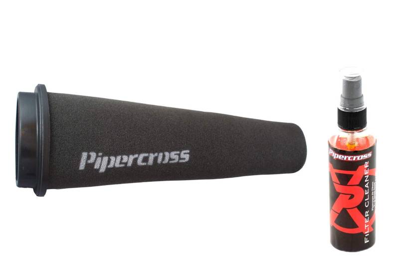 Pipercross Luftfilter+Reiniger kompatibel mit BMW 5er E60 (E61) 525d 177/197 PS 03/04-02/07 von Pipercross