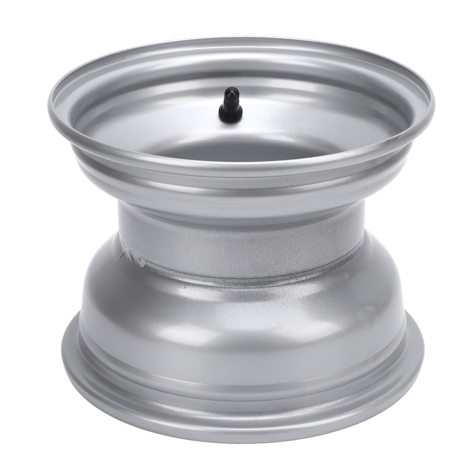 Pissente 18 X 9,50-8 ATV Rad Rand Hochfestigkeit Aluminiumlegierung 8 Zoll Rad Rim Hub für Go Karts Carts Silber (Vier Loch (Lochabstand: 110 mm / 4,33in) von Pissente
