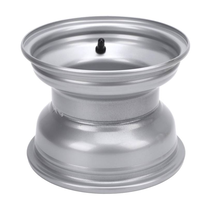 Pissente 18 X 9,50-8 ATV Rad Rand Hochfestigkeit Aluminiumlegierung 8 Zoll Rad Rim Hub für Go Karts Carts Silber (Vier Loch (Lochabstand: 110 mm / 4,33in) von Pissente