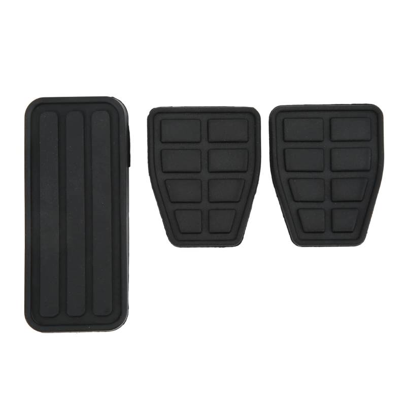 Pissente 3pcs Kupplungsbremsbeschleuniger Pedal Pad Kit Gummi Schwarzer Flexibler Verschleißersatz für T4 1990-2003 von Pissente