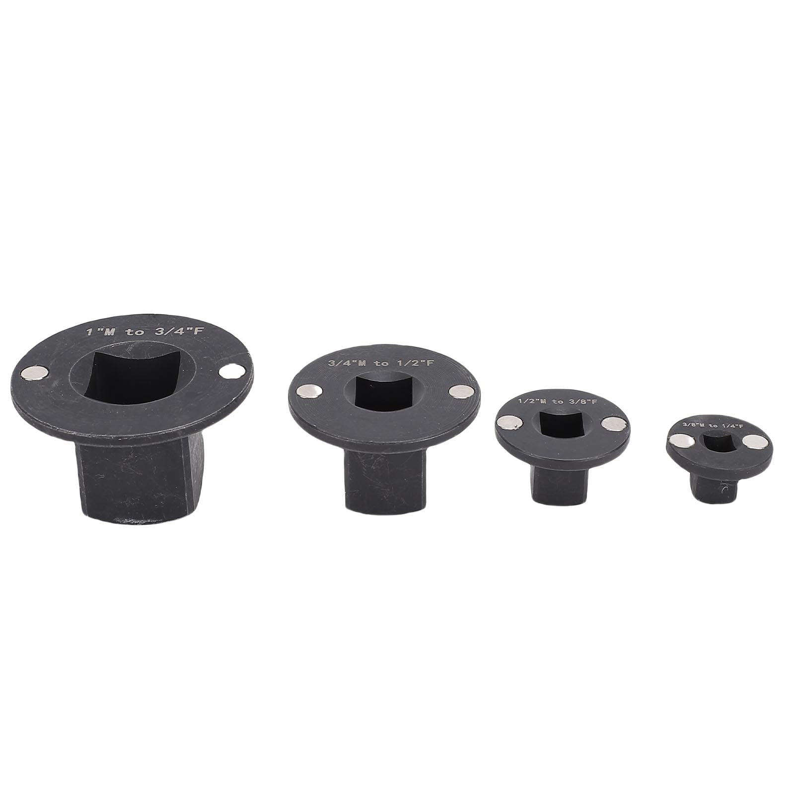 Pissente 4-teiliges Steckschlüssel-Adapter-Set mit Geringer Auswirkung, Reduzierstück Für 1 Zoll M, 3/4 Zoll F, 3/4 Zoll M-1/2 Zoll F, 1/2 Zoll M, 3/8 Zoll F, 3/8 Zoll M, 1/4 Zoll F von Pissente