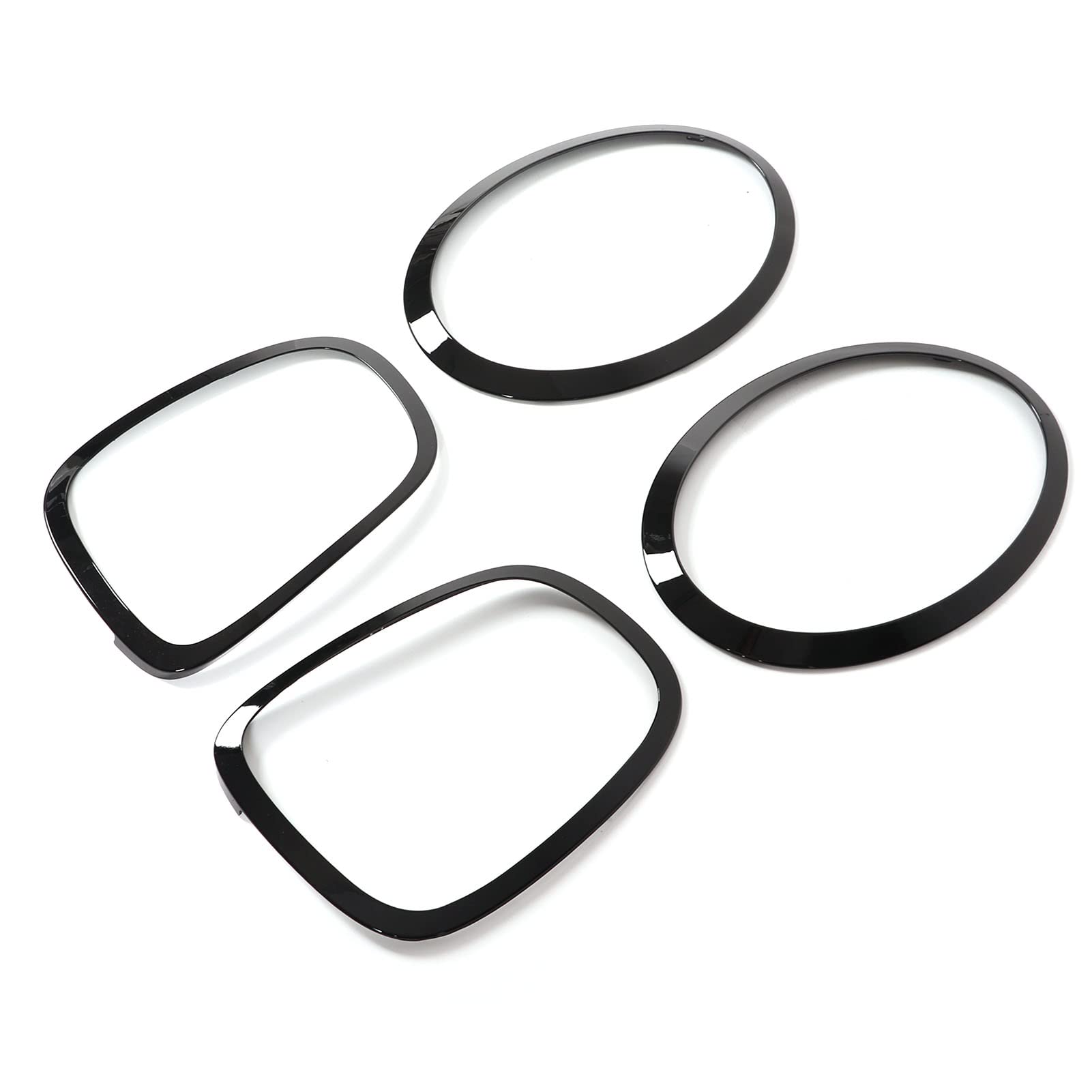 Pissente Hochglänzende Schwarze Scheinwerfer-Lünette Rücklicht-Lünette Scheinwerferrahmen Rücklichtrahmen für F55 F56 F57 S JCW 2014-2022 mit Haltbarem ABS-PP-Material Pissente Hochglänzende Schwarze Scheinwerfer-Lünette Rücklicht-Lünette Scheinwerferrahmen Rücklichtrahmen für F55 F56 F57 S JCW 2014-2022 mit Haltbarem ABS-PP-Material von Pissente