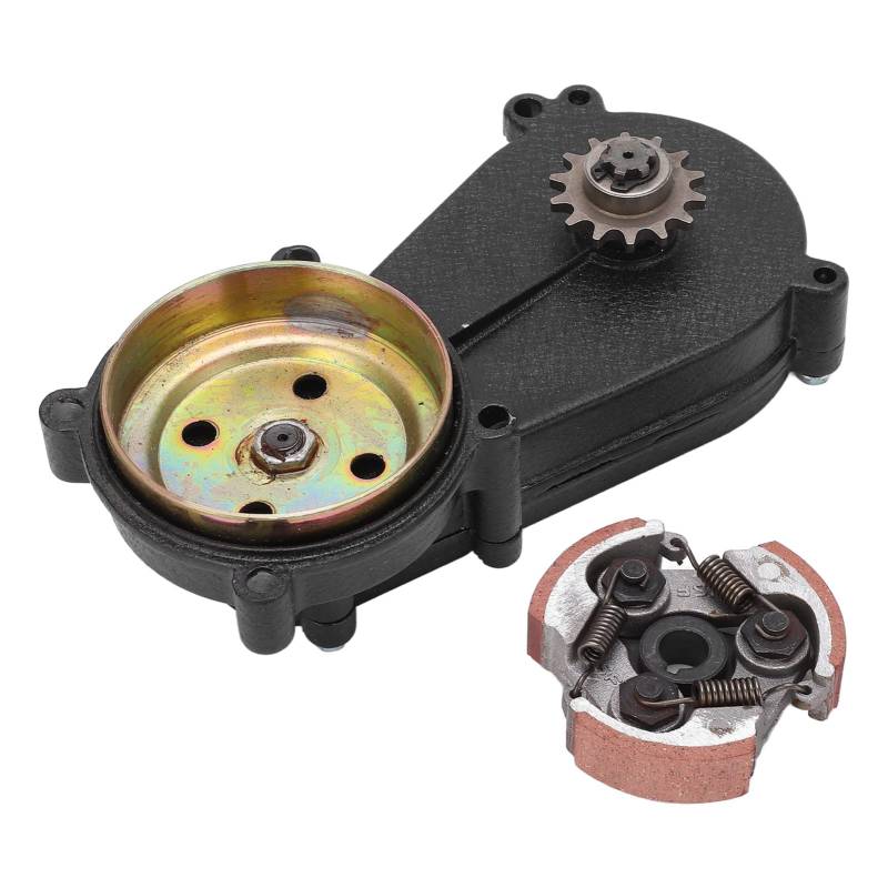 Pissente Moto Quad Fahrrad-Untersetzung Getriebe, 14T Kupplungs Getriebe Trommel-Kupplungs-Trommel-Glocken-Gehäuse-Getriebe mit Kupplung für 47c C 49c Mini-Taschen-Quad-Dirt-Bike ATV von Pissente