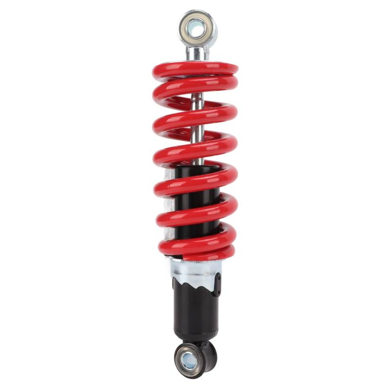 -Stoßdämpfer, Vorne und Hinten, Stoßdämpfer für Pit Dirt Bike ATV 70 mit 230 Mm Lochabstand, Coil Over Springs Design, Rot Schwarz von Pissente